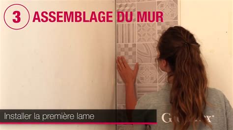 Lambris salle de bain grosfillex revetement mural pvc salle. Comment poser du revetement mural PVC - YouTube