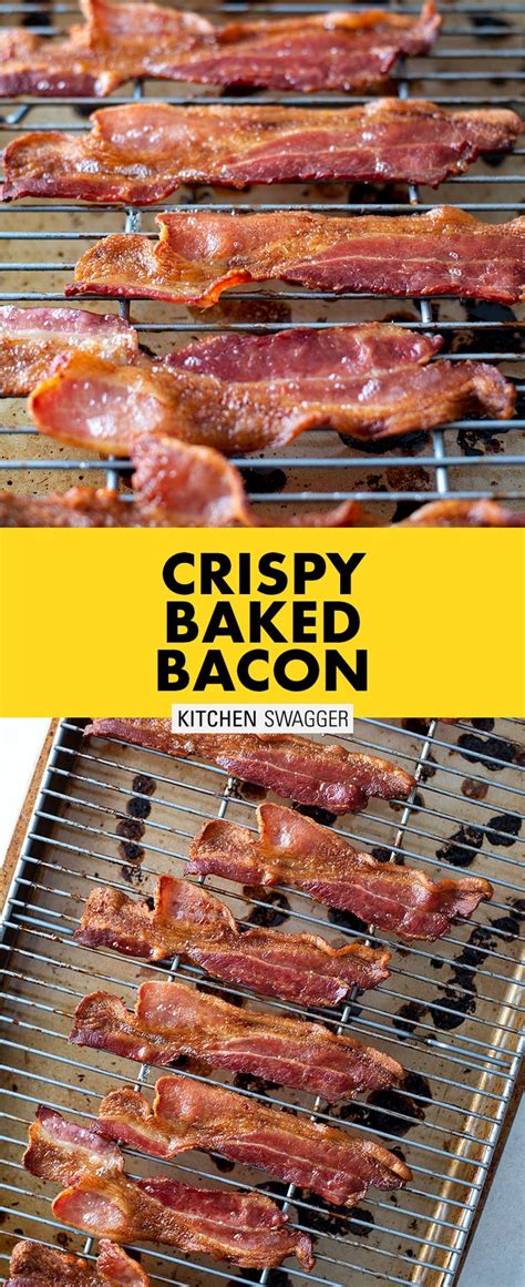 We bake bacon in the oven! How to Bake Crispy Bacon in the Oven | Baked bacon, Bacon ...