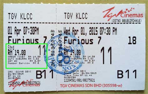 Level 3, suria klcc, kuala lumpur, malaysia, 50088. Cinemagoing habits remain despite GST | News & Features ...