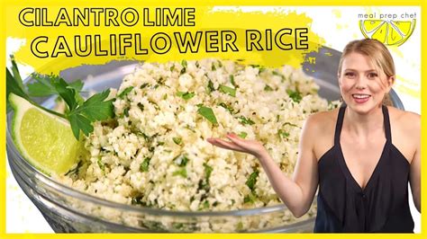 Set aside any cauliflower rice you do not plan to use immediately. Cilantro Lime Cauliflower Rice - YouTube