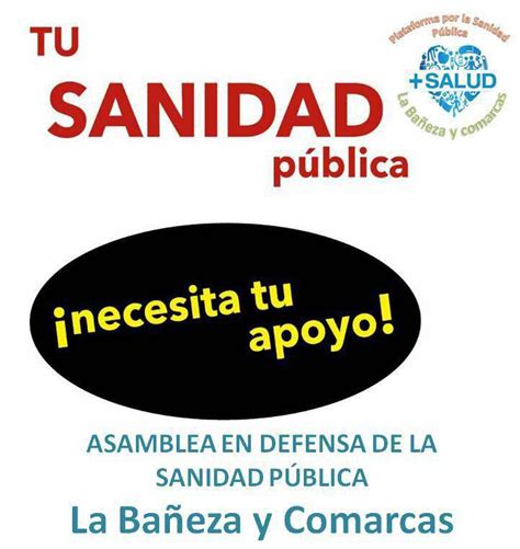 Sanidad publica coronavirus asociaciones en defensa de la sanidad publica. Apoyamos la Plataforma por una Sanidad Pública en La ...