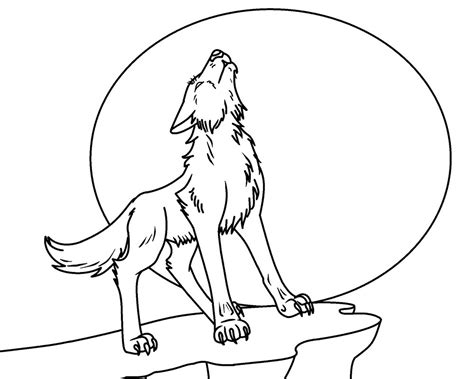 Peter and the wolf coloring pagesprintable coloring pages for kids: Dogs Howling Coloring Pages - Coloring Home