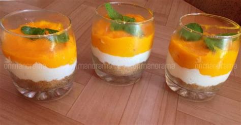 Kocok putih telur dan gula hingga kaku. Rich, creamy and delicious mango cheese pudding | Dessert