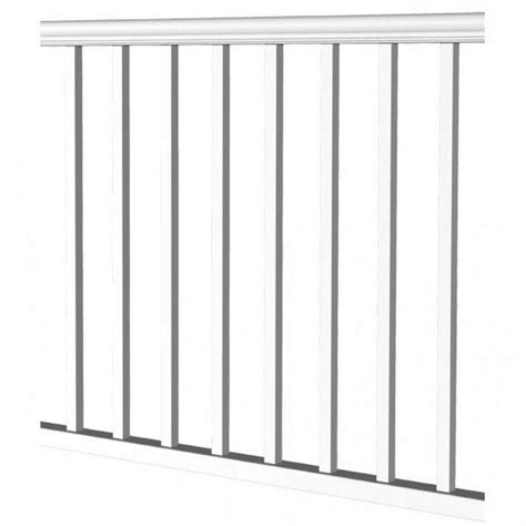 They are important, even required, for safety purposes. RDI Original Rail 8 ft. x 36 in. White Vinyl Square ...