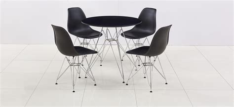 The dining chairs nz on alibaba.com are perfectly suited to blend in with any type of interior decorations and they add more touches of glamor to your existing decor. 5 Piece Dining Set - Black Table - Black Chairs - New ...