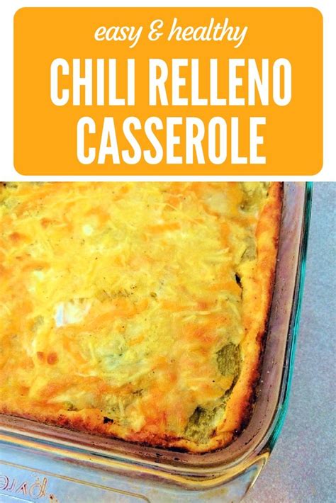 Perfect served as a main dish for dinner or even for breakfast or brunch! Chile Relleno Casserole | Recipe | Chili relleno, Chili ...