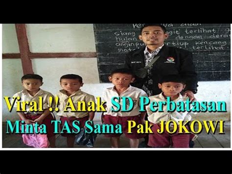 Dan kakaknya yang satu lagi namanya linda. Kisah Anak SD di Perbatasan Ini Bikin Sedih dan Jadi Viral, Mereka Minta Tas Sama Jokowi - YouTube