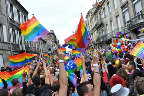 Pride is a positive emotional response or attitude to something with an intimate connection to oneself, due to its perceived value. Gay Pride à Bordeaux marche de la fierté gay