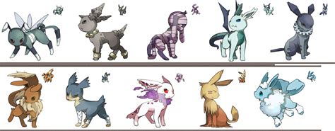 One of the best ways to come up with a unique, yet suitable name, is to take your pet's physical appearances okay, so maybe naming your grey cat whale might be a bit offensive, especially if the kitty is overweight. Eevee Evolutions, I have no idea who made these but they ...