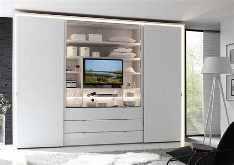 Diese 10 coole schrankbetten für kleinere zimmergestaltung präsentieren verschiedene modelle, die in ihrem kleinen raum ideal. Bildergebnis für kleiderschrank tv fach | Schlafzimmer ...