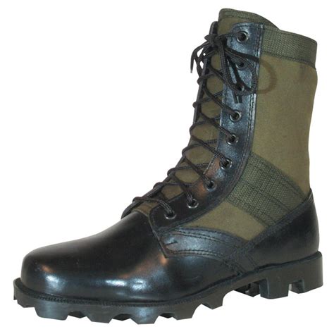 These jungle boots have a fiberglass shank; Men's Fox Tactical Vietnam Jungle Boots - 296646, Combat ...