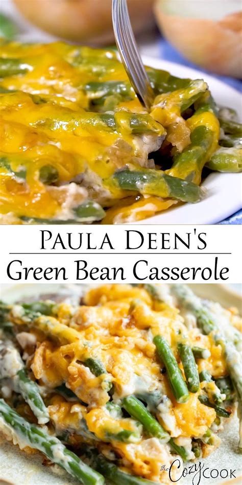 Preheat oven to 350 degrees. This homemade Green Bean Casserole recipe from Paula Deen ...