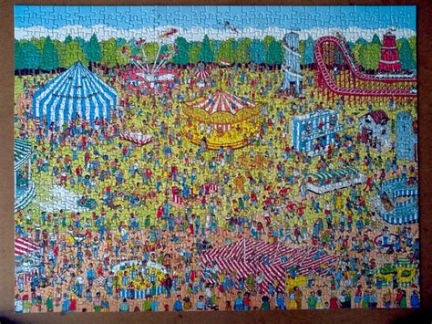 Waldo is hiding somewhere in the crowd! Where's Wally: Fairground by Martin Handford | Flickr ...