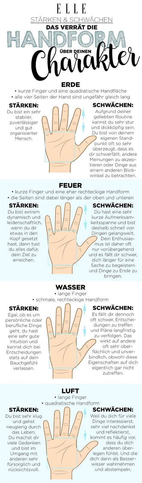 Das verrät deine Handform über deine Stärken und Schwächen ...