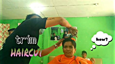 According to marjan and arrunategui, split ends are an indicator that you're in need of a trim. Trim haircut - YouTube