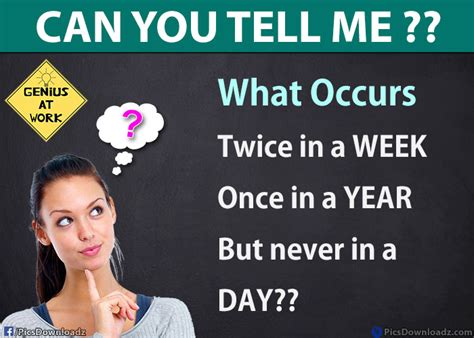 The tricky part is two of the pictures in the last line have slight differences from the previous equations. Week Year & Day Puzzle Riddle - Pics Story