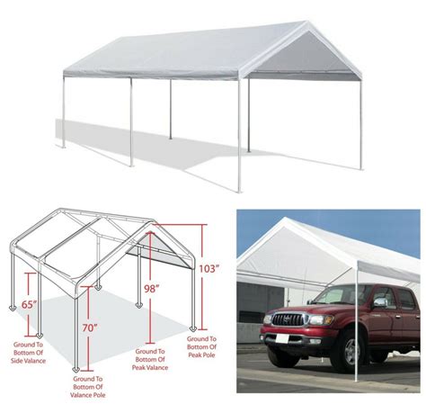 Shop for metal carports in carports. 11+ Pretty Metal Steel Carport Shelter Garage Canopy ...