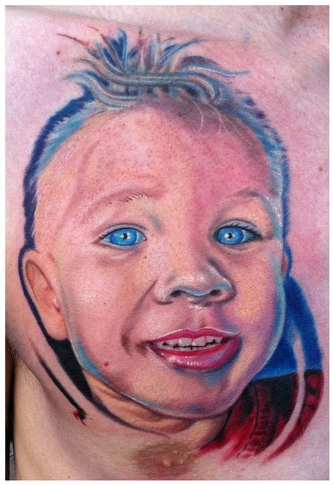 Where is the 7inks tattoo collective in mentor ohio? Child color potrait by Phil Robertson : Tattoos