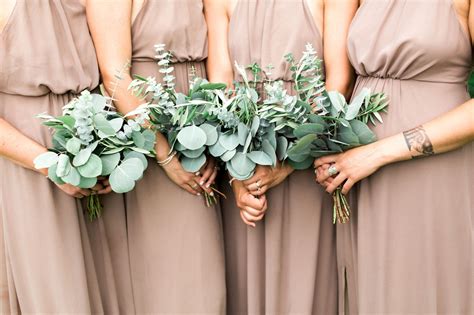 In fact, your primary goal should be selecting a design that enhances your overall look. Small Eucalyptus Bouquets | Bridesmaid flowers, Eucalyptus ...