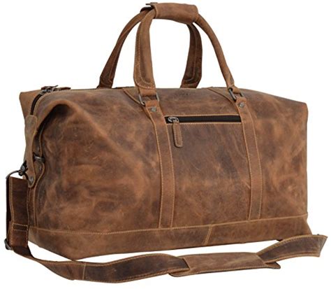 Sacs de voyage et cabas vintage en cuir ou toile et cuir, porté main et épaule. Sac de voyage - Gusti Cuir studio" Ruben" bagage cabine ...