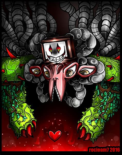 He serves as the final boss of that route if the protagonist has not defeated him before since the last true reset or genocide route. Omega Flowey by rocioam7 on DeviantArt