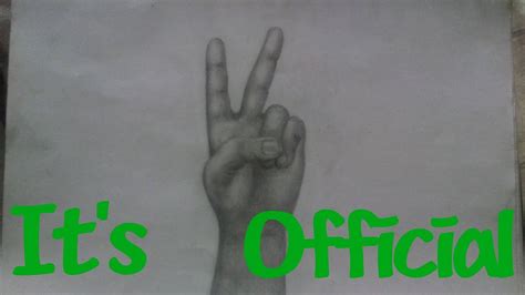 Although not a hand sign, the peace symbol itself needs to be examined. CMoore Draws - Hand: Peace Sign Gesture - YouTube