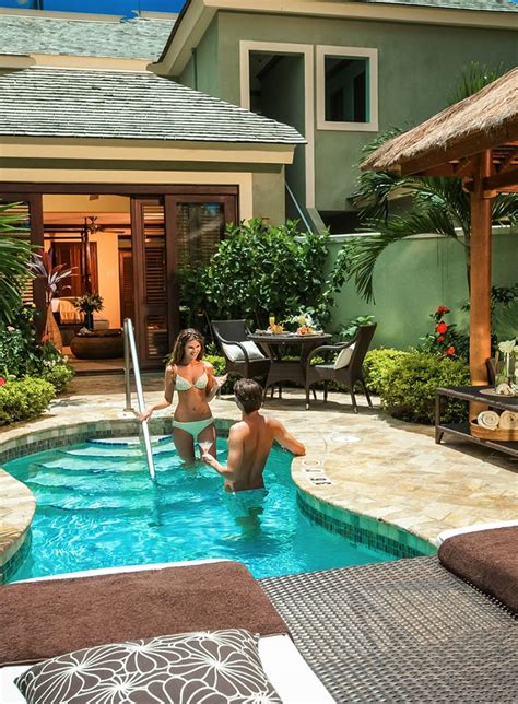 Look for clever ways to combine them, and. Love Nest Suites with private pools at Sandals Resorts ...