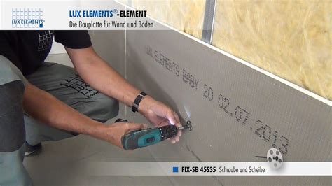 Carreau platre leroy merlin beau dalle plafond leroy merlin. LUX ELEMENTS Montage: Bauplatte ELEMENT auf ...