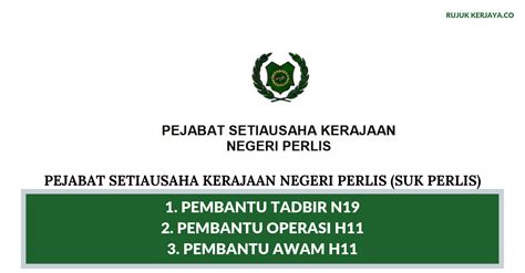 3 jun 2016 tempat : Pejabat Setiausaha Kerajaan Negeri Perlis _ Kekosongan ...