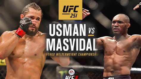 Masvidal went on to lose the fight via unanimous decision but asked dana white to give him a rematch with a full. UFC 251 Jorge Masvidal vs. Kamaru Usman in Alternative ...