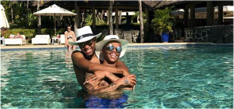 @mohalemotaung (modified by author) source: IN PICS: Somizi and his fiancé enjoy a baecation in ...