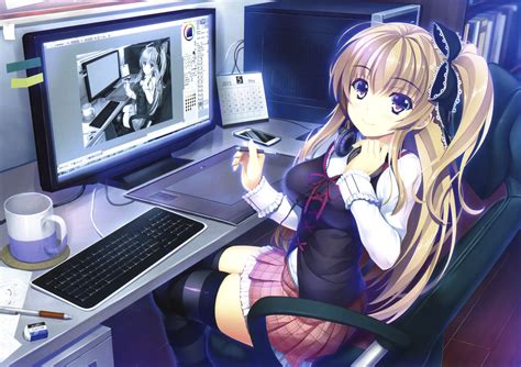 Kawaii wallpaper para pc anime. anime girls, Computer Wallpapers HD / Desktop and Mobile ...