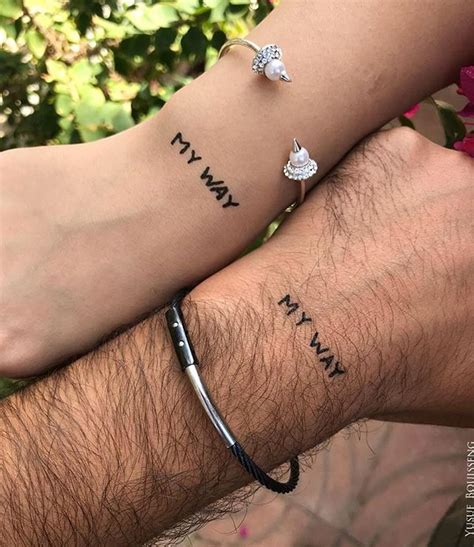 I don't make mistakes, i date them. 47 Romantic Valentine's Day Matching Couple Tattoos Ideas | Couple tattoos, Matching couple ...