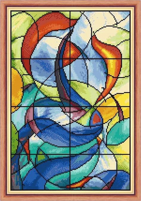 Check out our stitch stained glass selection for the very best in unique or custom, handmade pieces from our suncatchers shops. Colourful Stained Glass Window - 16 Count Cross Stitch - 8 ...