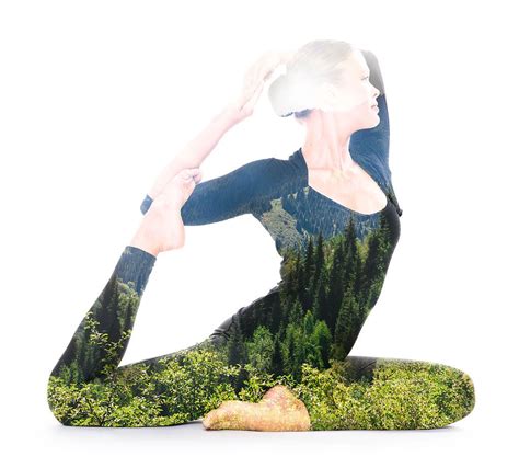 Yoga studio yoga ball yoga posture weightlosscmcdanielinfo. Yoga, double exposure by Victor Tondee - Yoga Yajnavalkya ...