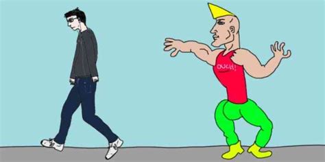 Pansexual people may be described as being gender blind showing that gender is not a factor in their attraction to a person. Virgin VS Chad meme format - Channel Zero - 12ozProphet