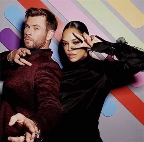 Chris hemsworth and tessa thompson go to work in first official men in black international pic — syfy wire. Pin by Dalton Ribeiro Talavera on Filmes | Hemsworth ...