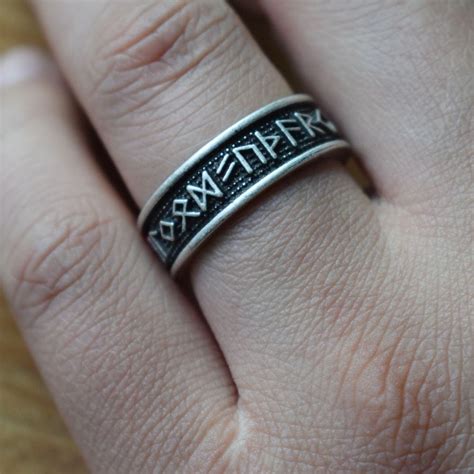 Younger edda , snorri's edda or just plain edda ), a book that was written by the icelandic historian and politician. Viking Elder Futhark Rune Ring | Norse jewelry, Elder futhark runes, Elder futhark