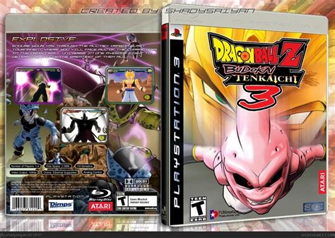 Viewing full size Dragon Ball Z: Budokai Tenkaichi 3 box cover