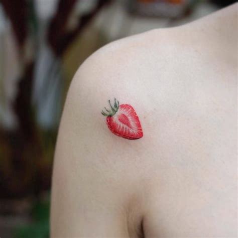 Most of the time, it is. 18 Excellent Strawberry Tattoo Ideas For Women - Styleoholic