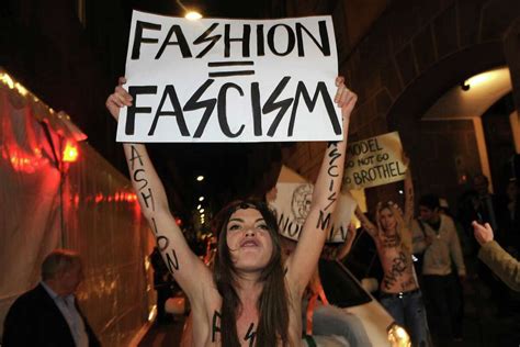 Photos: Topless feminists Femen honored in France