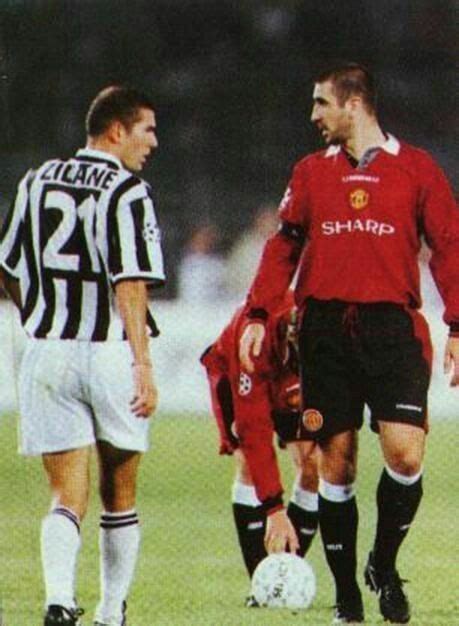 Does eric cantona have tattoos? Zinedine Zidane vs Éric Cantona | Eric cantona, Best ...