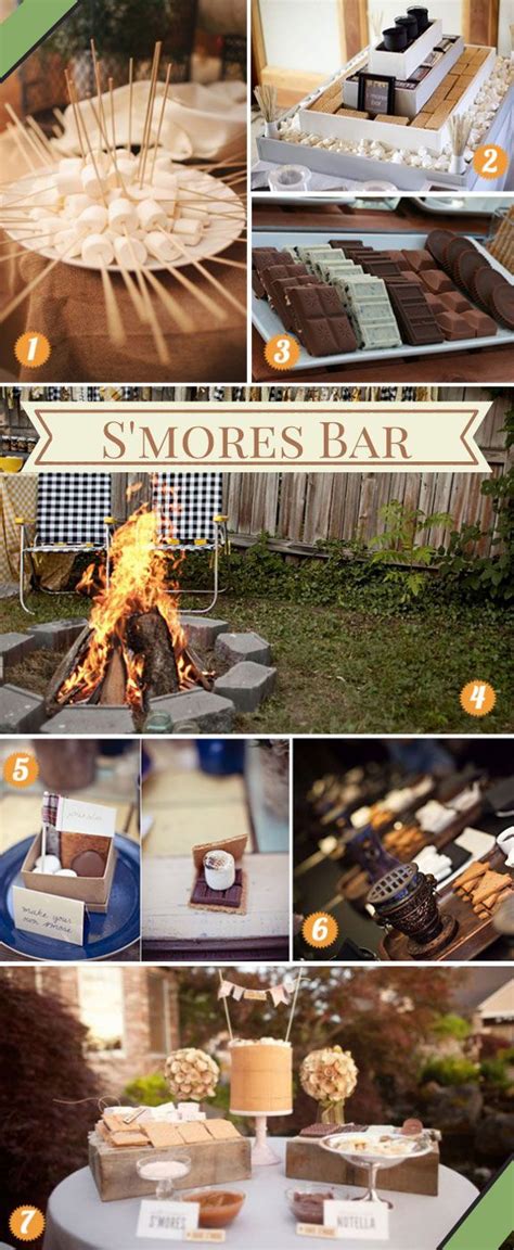 Check spelling or type a new query. A s'mores bar how-to guide! Inspiring and stylish ways to plan a s'mores bar at your weddi ...