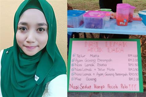 Selepas 'anak dara', kini giliran dato vida jual 'nasi lemak pink'. Penjual NASI LEMAK ANAK DARA Bukan GADIS MELAYU BIASA ...