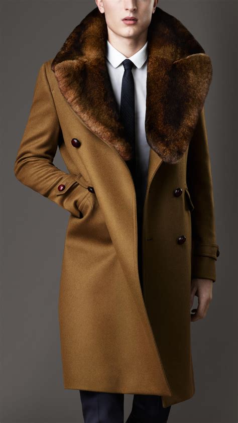 Buy ladies camel coat and get the best deals at the lowest prices on ebay! Burberry Rabbit-Fur and Wool Military Coat in Brown for ...