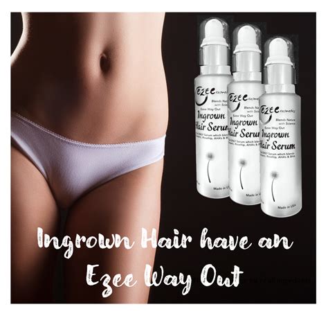 Wondering how to protect your hair before heat styling? Ezee Way Out - Ingrown Hair Serum (New - 50 ml.) - Ezee Waxes