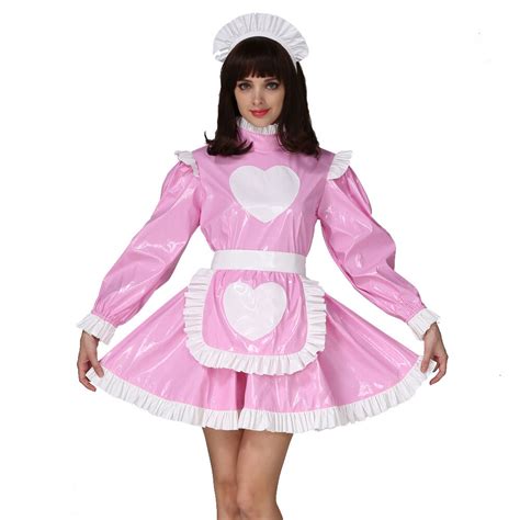 Gynodrome sissy life #2 (no words) sissy cuckold transformation. Forced Sissy Maid Heart Shaped Pattern Lockable Dress ...