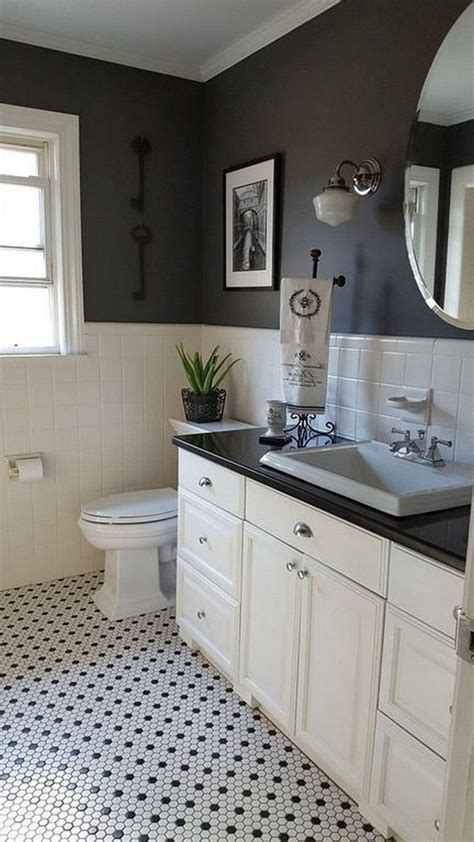 This minimal, rustic bathroom makes the best out of the least amount of decor possible, with a wooden ladder for the towels, a concrete floor, and open wood vanity. 25+ Gorgeous Minimalist Classic Bathroom Design and Decor ...