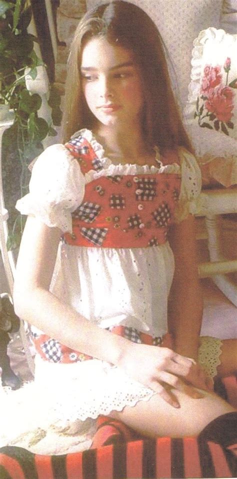 A cropped version of the original 1976 picture of. Brooke Shield, 1970s. | Brooke shields, Lovely girl image ...