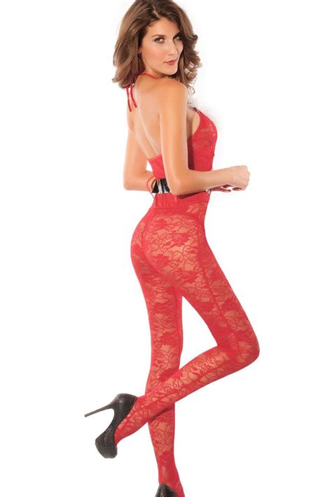 Well you're in luck, because here they come. Red Catsuit Fiery Xmas Lace in 2020 | Catsuit, Red catsuit ...